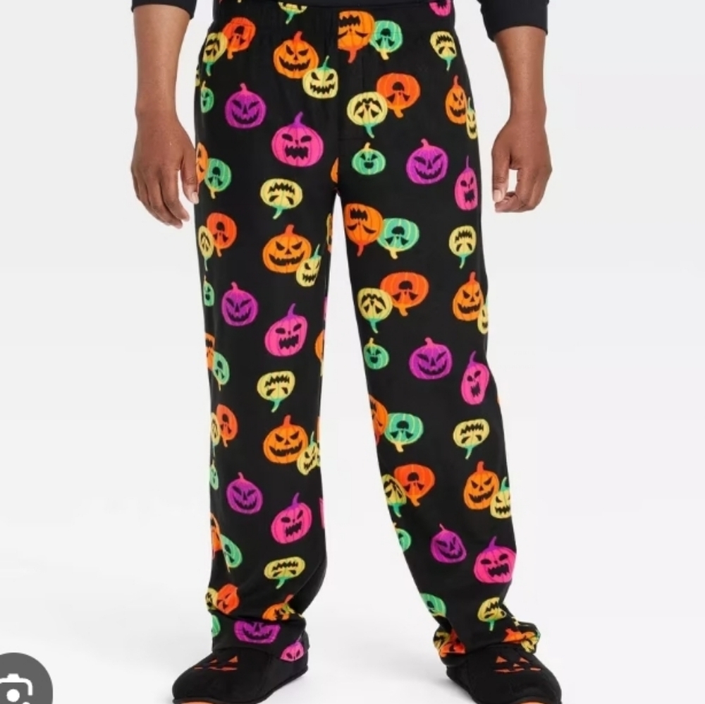 ❤️10/$13 New Halloween Pumpkin Print Pajama Pants